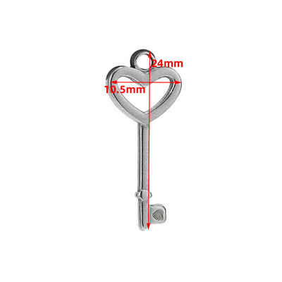 6 komada zlatnih brava od nehrđajućeg čelika, privjesaka za ključeve u obliku zvijezde u obliku srca, lokota, privjesaka za narukvice, ogrlicu, DIY nakita, obrta