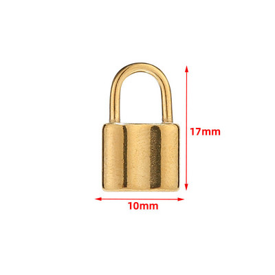 6 komada zlatnih brava od nehrđajućeg čelika, privjesaka za ključeve u obliku zvijezde u obliku srca, lokota, privjesaka za narukvice, ogrlicu, DIY nakita, obrta