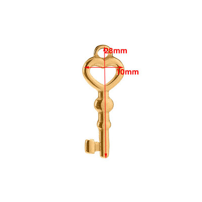 6 komada zlatnih brava od nehrđajućeg čelika, privjesaka za ključeve u obliku zvijezde u obliku srca, lokota, privjesaka za narukvice, ogrlicu, DIY nakita, obrta