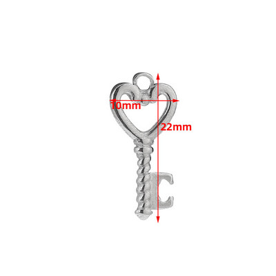 6 komada zlatnih brava od nehrđajućeg čelika, privjesaka za ključeve u obliku zvijezde u obliku srca, lokota, privjesaka za narukvice, ogrlicu, DIY nakita, obrta