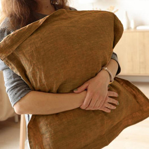 1 buc. Față de pernă din in natural 100% husă de pernă moale Oxford pentru îngrijirea pielii husă de pernă 45x45 50x50 60x60 70x70 80x80