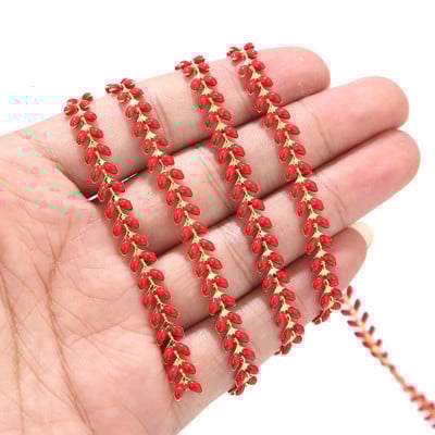 Αλυσίδες Chevron από επιχρυσωμένο σμάλτο 2 μέτρων Μοναδικές αλυσίδες ψαριών με ψαροκόκκαλο Ψαροκόκκαλο Επίπεδο βέλος Σχεδιαστής