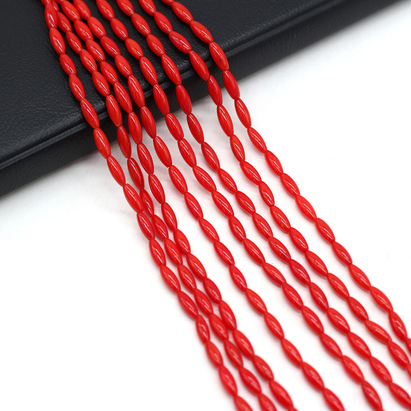 Prirodne koraljne perle Perle od riže u obliku miješanih boja Labavi odstojnik Koraljne perle za izradu nakita DIY Narukvica Ogrlica Dodaci