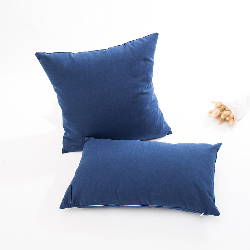 45x45/30x50cm Karirane prugaste jastučnice za kauč, fotelju, ukrasne poliesterske pamučne jastučnice, tamnoplava jastučnica