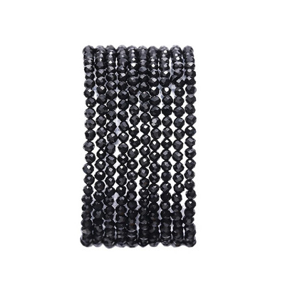 2mm 3mm 4mm slīpētas dabīgā akmens krelles kristāla rozā kvarca dārgakmeņu apaļas krelles rotaslietām pērlīšu izgatavošanai, DIY rokassprādzes kaklarota