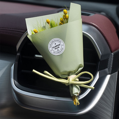 Kūrybiškumas Džiovintų gėlių puokštė Automobilių kvepalai Oro ventiliacijos spaustukas Mini Puokštė Amžina Gėlė Automobilio priedai Interjeras Moters Ornamentas
