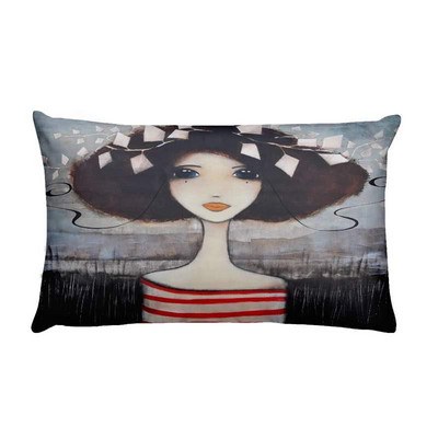 Moderna digitalno ispisana jastučnica Big Eye Girls Jastuci Home Decor Sofa Navlakasti jastuci Almofadas Decorativas Para Sofa 17 inča