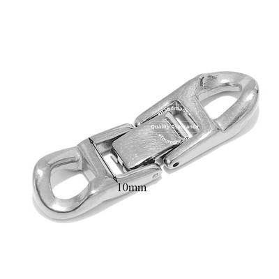 2 τμχ Ανοξείδωτο ατσάλι με χρυσό κούμπωμα κούμπωμα κολιέ βραχιόλι αλυσίδα κούμπωμα κοσμήματα κατασκευή DIY Υποδοχές