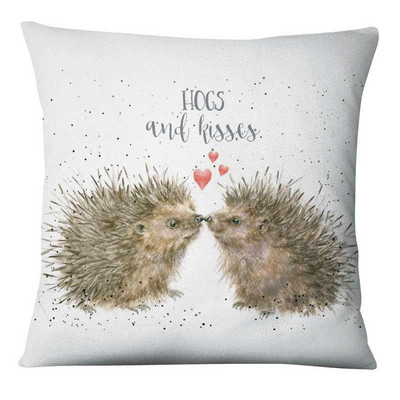 Slatke slike roditelj-dijete Životinje Jastučnica Jastučnica od lanenog platna Ukrasni jastuk Kućni dekor Kauč Jastučnica 17*17