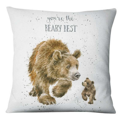 Slatke slike roditelj-dijete Životinje Jastučnica Jastučnica od lanenog platna Ukrasni jastuk Kućni dekor Kauč Jastučnica 17*17