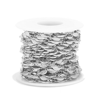 1 metar Zlatni ručni lanac od nehrđajućeg čelika za žene Narukvica Ogrlica Izrada nakita Šuplji i čvrsti