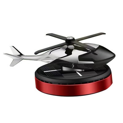 Energie solară Odorizant de aer pentru elicopter Planș de bord pentru mașină Parfum cu jet de aer Difuzor de avion cu energie solară creativ Aroma de avion din aliaj