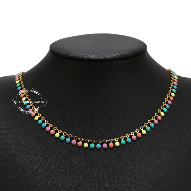 1 metar zlatni lanac od nehrđajućeg čelika u boji sunca za žene, ogrlica, narukvica, izrada narukvica