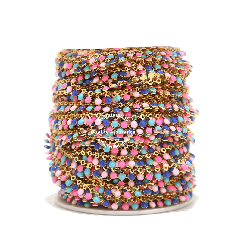 1 metar zlatni lanac od nehrđajućeg čelika u boji sunca za žene, ogrlica, narukvica, izrada narukvica