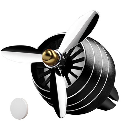 Autóillat diffúzor propeller Szellőző klip Illóolaj autós parfüm diffúzor Creative Air Force propeller Forma autószag megszüntető