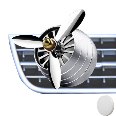 Autóillat diffúzor propeller Szellőző klip Illóolaj autós parfüm diffúzor Creative Air Force propeller Forma autószag megszüntető