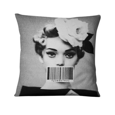 Absztrakt művészi figurák poszter nyomtatott párnahuzat vintage angliai stílusú párna dekoratív párnák Almofadas Decorativas Para