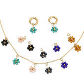 20 komada ručno izrađenih kristalnih perli od nehrđajućeg čelika privjesaka za viseće naušnice, ogrlice, izradu nakita