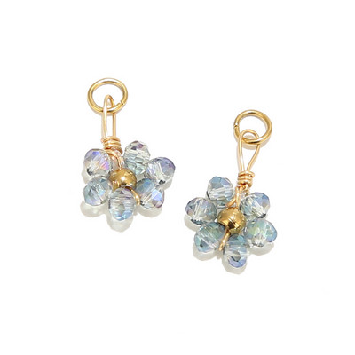 20 komada ručno izrađenih kristalnih perli od nehrđajućeg čelika privjesaka za viseće naušnice, ogrlice, izradu nakita