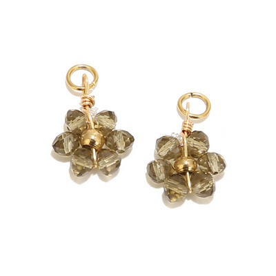 20 komada ručno izrađenih kristalnih perli od nehrđajućeg čelika privjesaka za viseće naušnice, ogrlice, izradu nakita