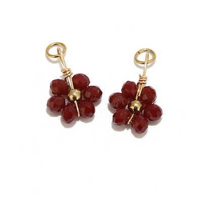 20 komada ručno izrađenih kristalnih perli od nehrđajućeg čelika privjesaka za viseće naušnice, ogrlice, izradu nakita