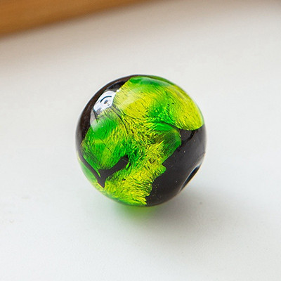 5 komada okruglog oblika 8 mm 10 mm 12 mm šarene folije ručno rađene Lampwork staklene labave perle za izradu nakita DIY rukotvorine