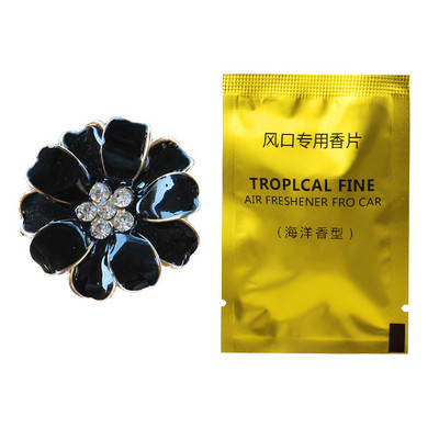 Parfum de mașină Daisy Flower pentru orificii de aerisire Mini auto cu aer condiționat Aromaterapie Snap Odorizant de lungă durată Deodorizare