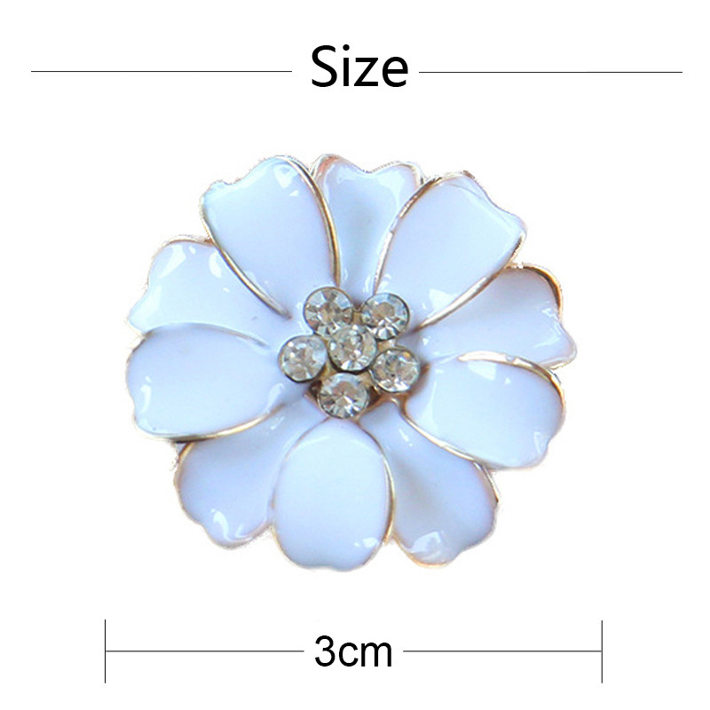 Parfum de mașină Daisy Flower pentru orificii de aerisire Mini auto cu aer condiționat Aromaterapie Snap Odorizant de lungă durată Deodorizare