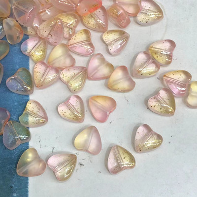 20 komada malih srcolika 8 mm šarenih Lampwork kristalnih staklenih perli za izradu nakita DIY rukotvorine