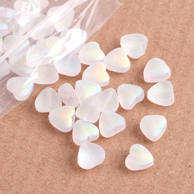 20 komada malih srcolika 8 mm šarenih Lampwork kristalnih staklenih perli za izradu nakita DIY rukotvorine