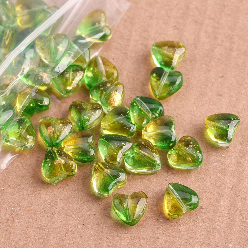 20 komada malih srcolika 8 mm šarenih Lampwork kristalnih staklenih perli za izradu nakita DIY rukotvorine