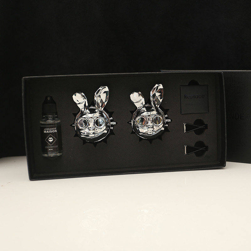 Modni kreativni raskalni uzorak zeca Poklon kutija Osvježivač zraka za automobil Cool Difuzor za ventilaciju automobila Miris parfema Dobar miris Miris za automobil