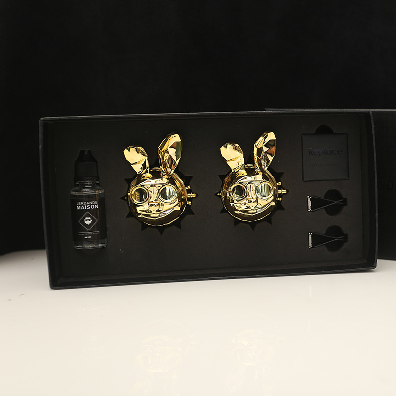 Modni kreativni raskalni uzorak zeca Poklon kutija Osvježivač zraka za automobil Cool Difuzor za ventilaciju automobila Miris parfema Dobar miris Miris za automobil