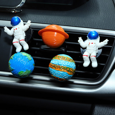 Astronaut Earth Odorizant pentru mașină Difuzor de parfum Spaceman Accesorii de interior Accesorii pentru aer condiționat pentru mașină Aerisire Clip de parfum