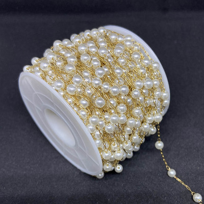 2M lančići s perlama od lažnih bisera od nehrđajućeg čelika za nalaz za nakit „uradi sam“ pribor za lančiće za naočale Izrada narukvica, ogrlica