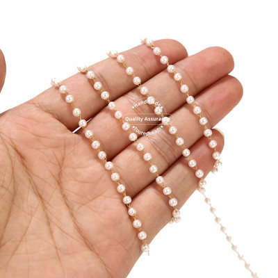 2M lančići s perlama od lažnih bisera od nehrđajućeg čelika za nalaz za nakit „uradi sam“ pribor za lančiće za naočale Izrada narukvica, ogrlica