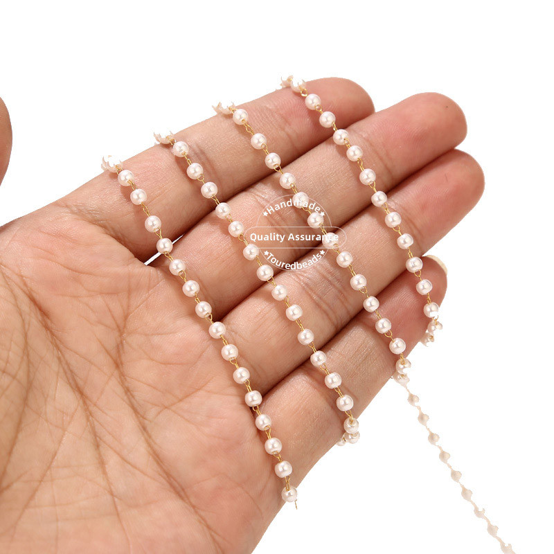 2M lančići s perlama od lažnih bisera od nehrđajućeg čelika za nalaz za nakit „uradi sam“ pribor za lančiće za naočale Izrada narukvica, ogrlica