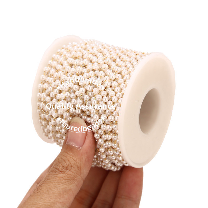 2M lančići s perlama od lažnih bisera od nehrđajućeg čelika za nalaz za nakit „uradi sam“ pribor za lančiće za naočale Izrada narukvica, ogrlica