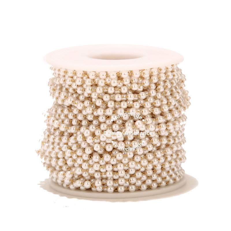2M lančići s perlama od lažnih bisera od nehrđajućeg čelika za nalaz za nakit „uradi sam“ pribor za lančiće za naočale Izrada narukvica, ogrlica