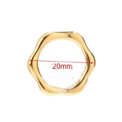 5 komada bambusovih privjesaka od nehrđajućeg čelika Okrugli konektori za izradu nakita DIY pribor za nalaze 16 mm 21 mm