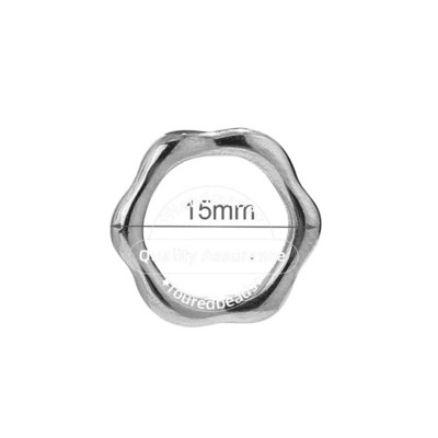 5 komada bambusovih privjesaka od nehrđajućeg čelika Okrugli konektori za izradu nakita DIY pribor za nalaze 16 mm 21 mm