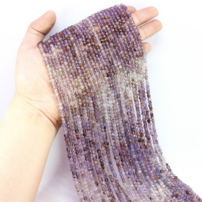 Veleprodaja 4 x 4 mm prirodni fluorit Hubei tirkiz ametist kunzit Amazonit kocka Faktirani kamen labave male perle Izrada nakita