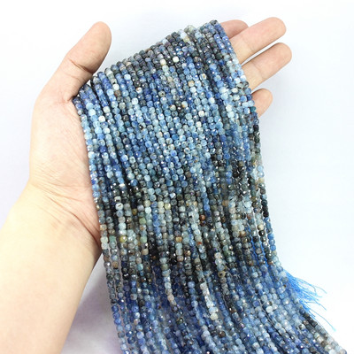 Veleprodaja 4 x 4 mm prirodni fluorit Hubei tirkiz ametist kunzit Amazonit kocka Faktirani kamen labave male perle Izrada nakita