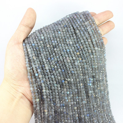 Veleprodaja 4 x 4 mm prirodni fluorit Hubei tirkiz ametist kunzit Amazonit kocka Faktirani kamen labave male perle Izrada nakita