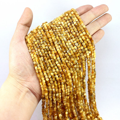 Veleprodaja 4 x 4 mm prirodni fluorit Hubei tirkiz ametist kunzit Amazonit kocka Faktirani kamen labave male perle Izrada nakita