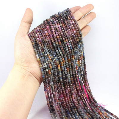 Veleprodaja 4 x 4 mm prirodni fluorit Hubei tirkiz ametist kunzit Amazonit kocka Faktirani kamen labave male perle Izrada nakita