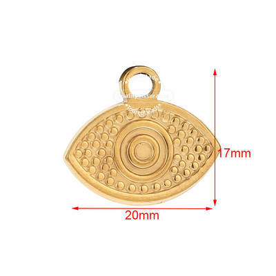 5 kom/lot privjesci od zlatne zvijezde od nehrđajućeg čelika Nepravilno oko Medalje privjesci za DIY žene Ogrlice Izrada nakita Potrepštine za izradu