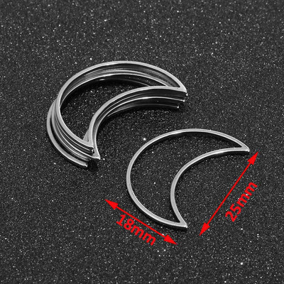 10Pcs/lot od nehrđajućeg čelika Waterdrop Square Charms Zlatne naušnice Connector Charm za izradu nakita