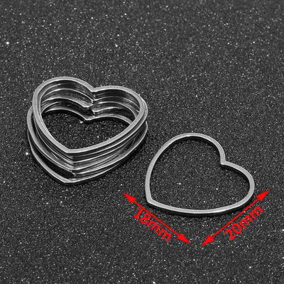 10Pcs/lot od nehrđajućeg čelika Waterdrop Square Charms Zlatne naušnice Connector Charm za izradu nakita