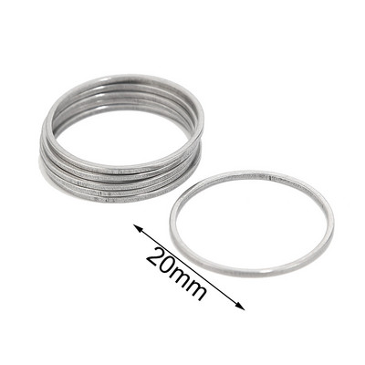 10Pcs/lot od nehrđajućeg čelika Waterdrop Square Charms Zlatne naušnice Connector Charm za izradu nakita